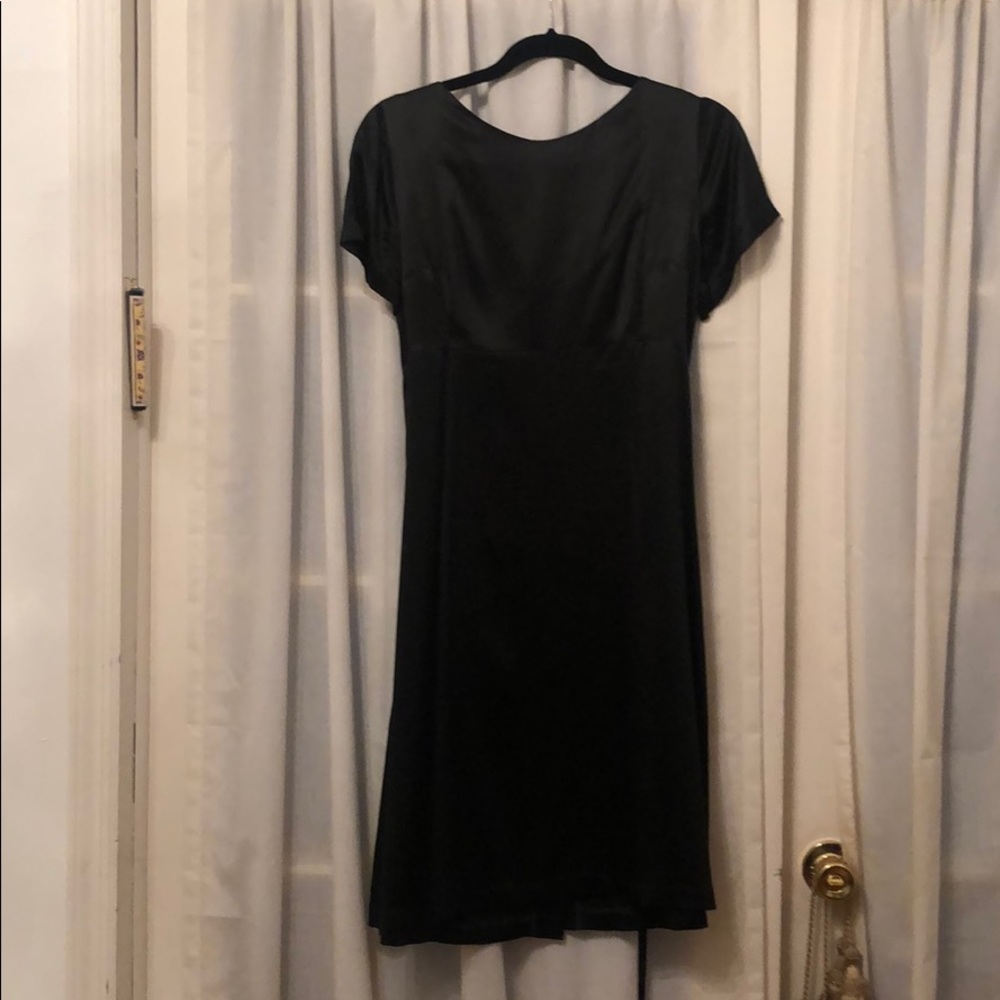 Silk black Morgane Le Fay dress